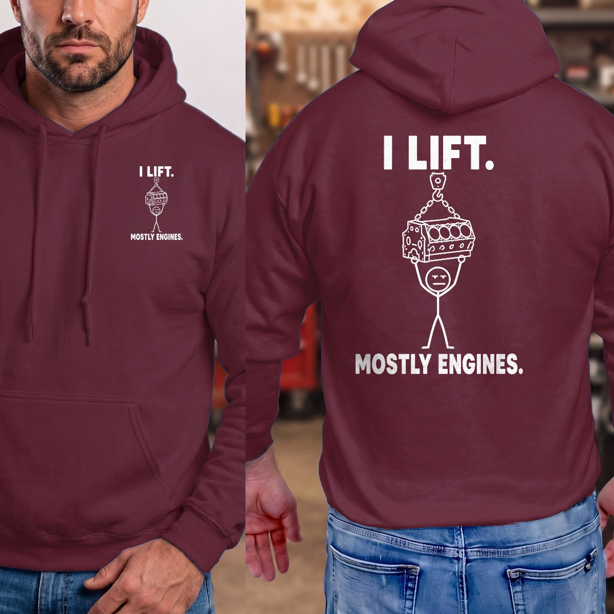 Maroon | Front & Back