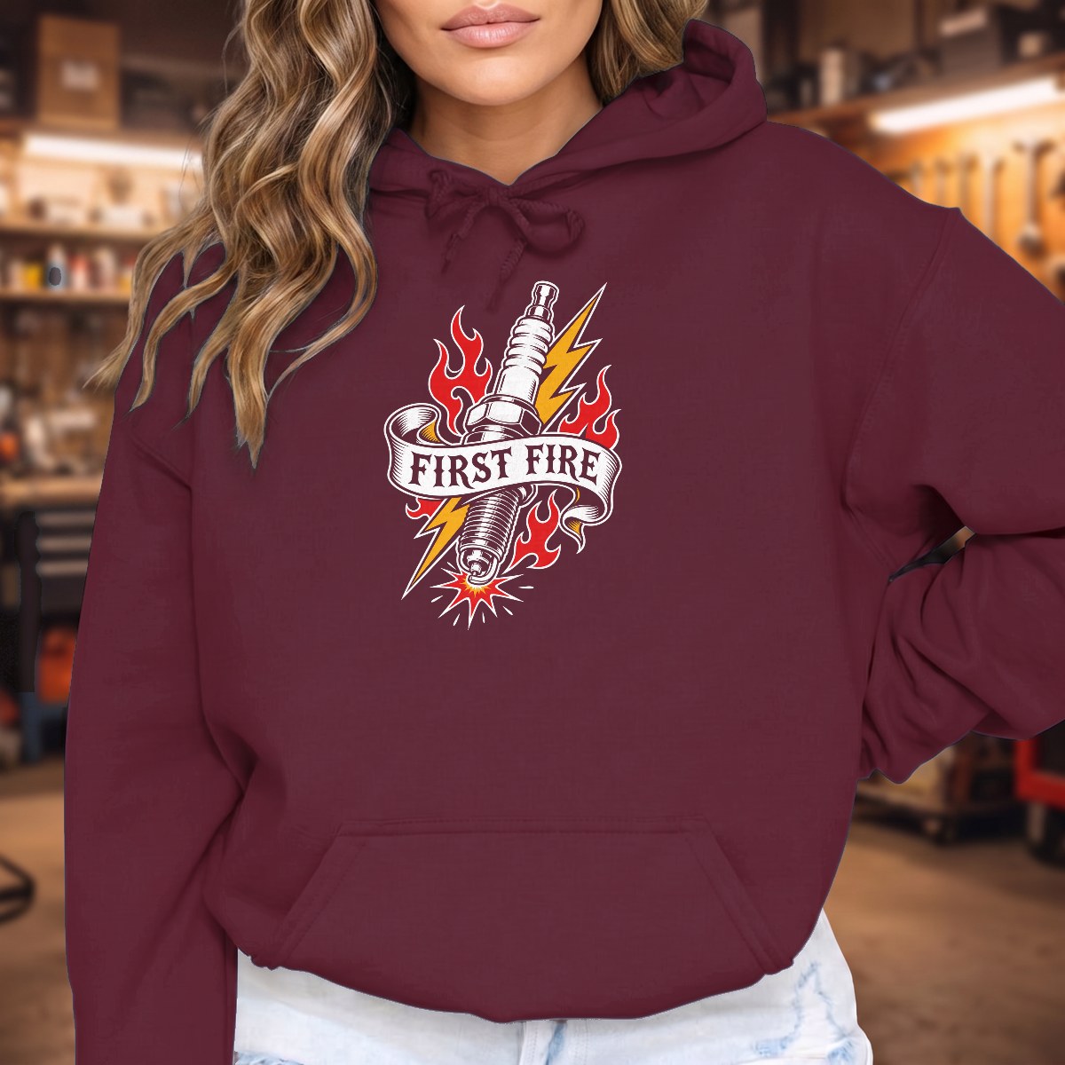 Maroon | Front