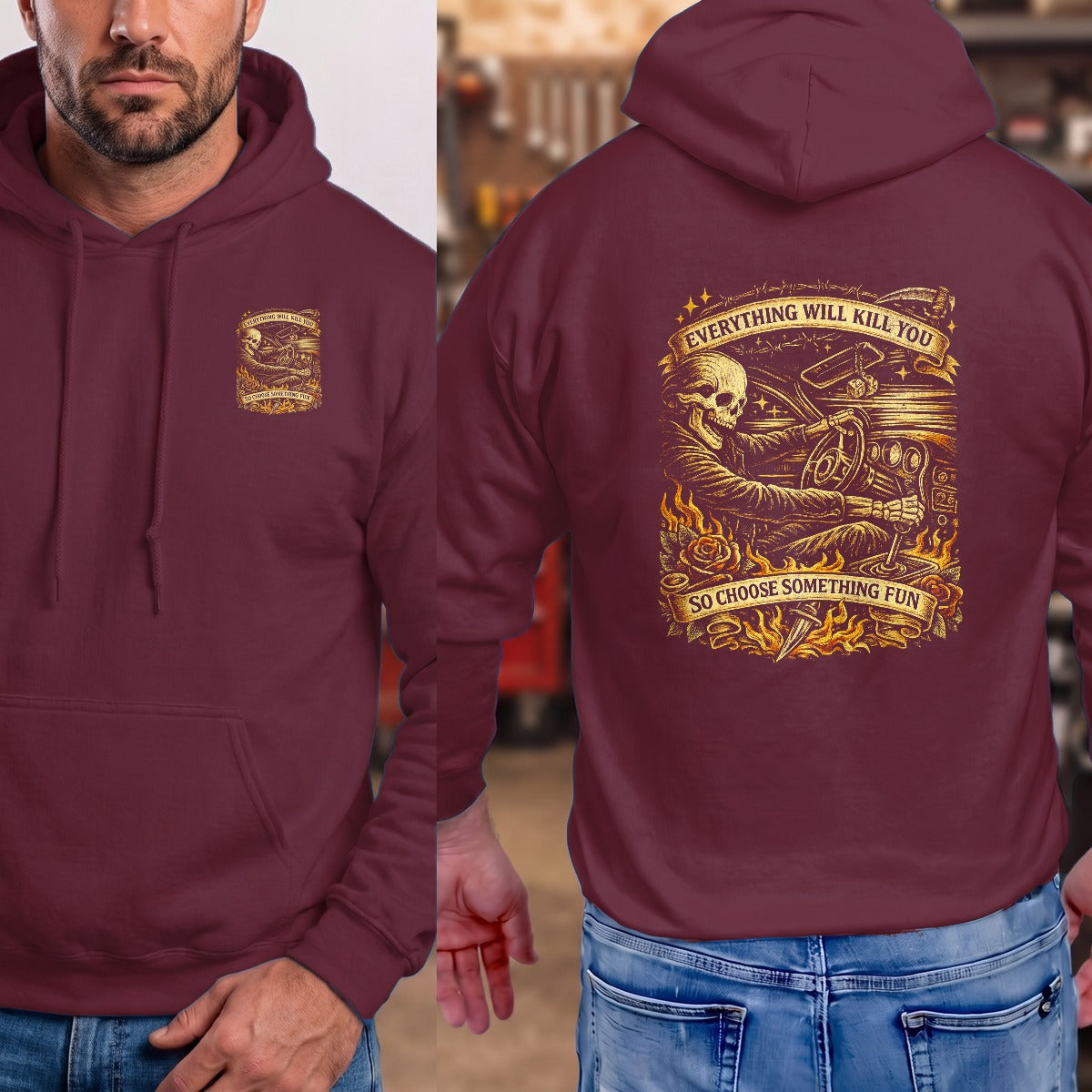 Maroon | Left Chest + Back (refreshed)
