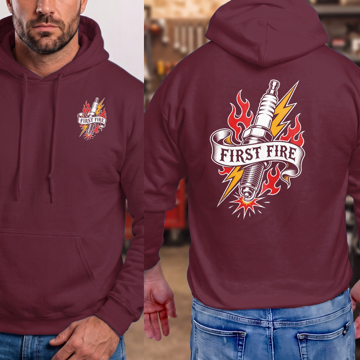 Maroon | Left Chest + Back (refreshed)