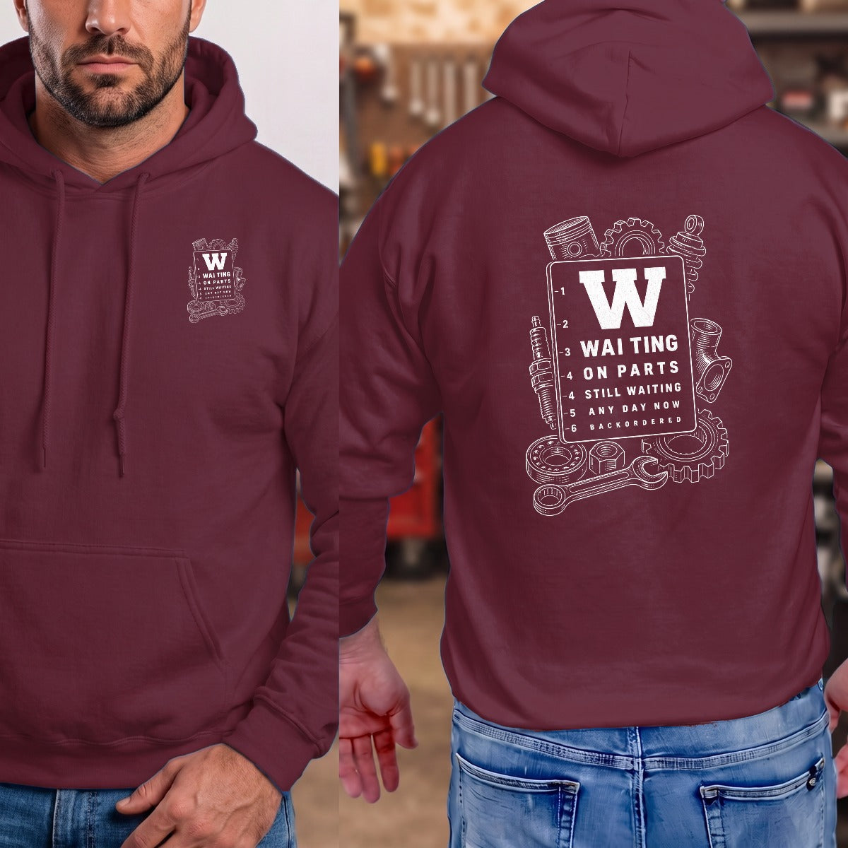 Maroon | Left Chest + Back (refreshed)