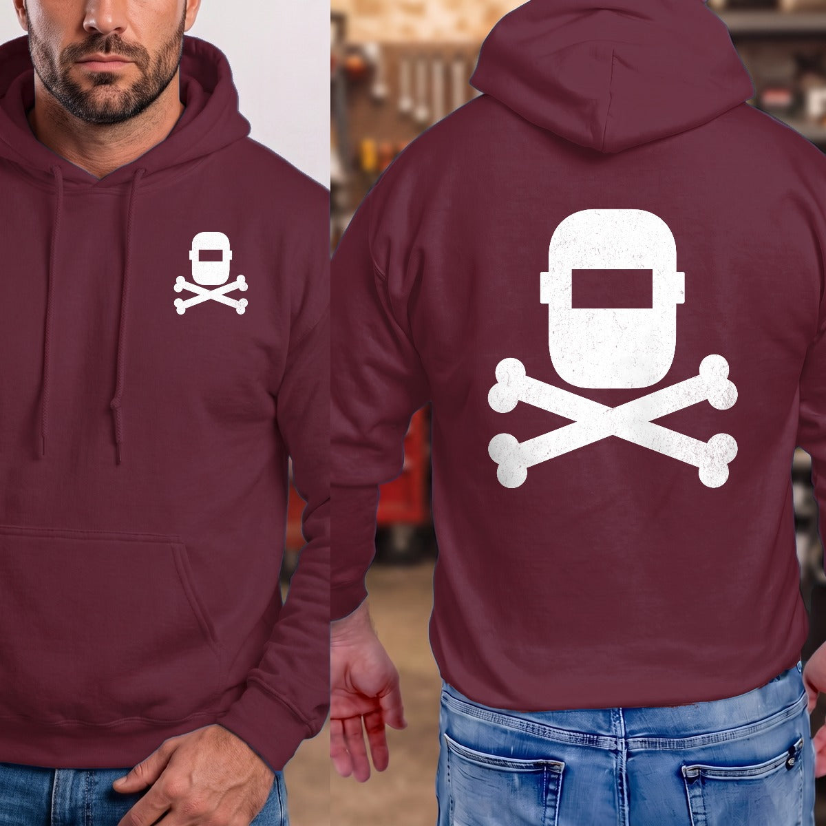 Maroon | Left Chest + Back (refreshed)