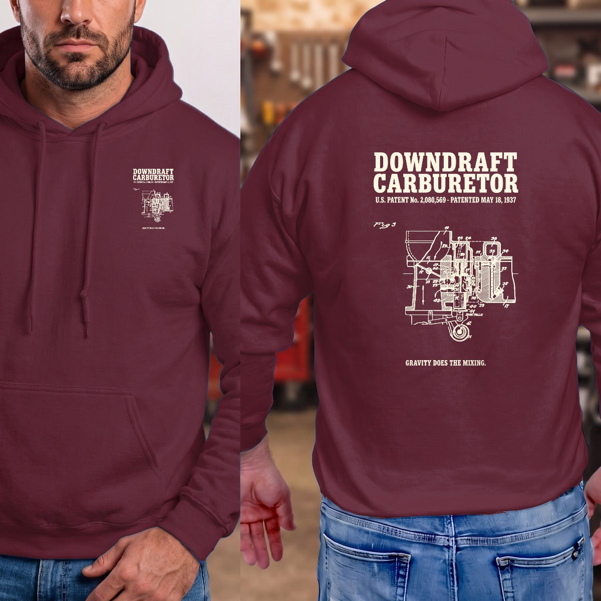 Maroon | Left Chest + Back (refreshed)