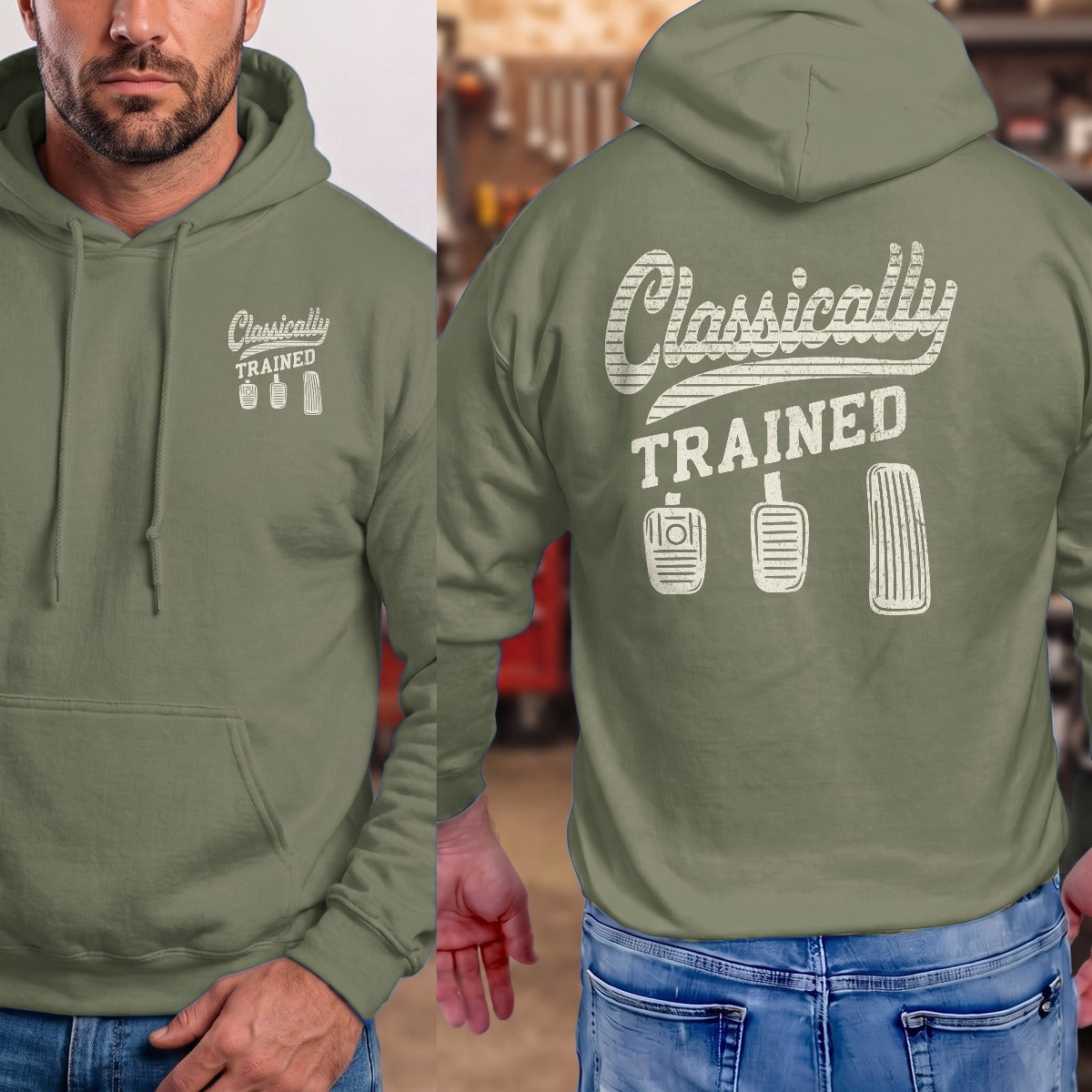 Military Green | Left Chest + Back (refreshed)