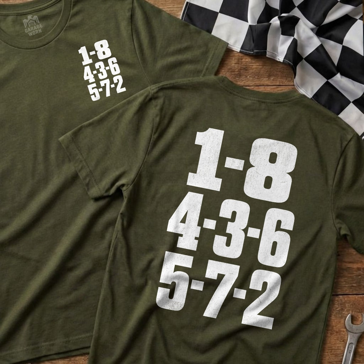 Military Green | Front & Back