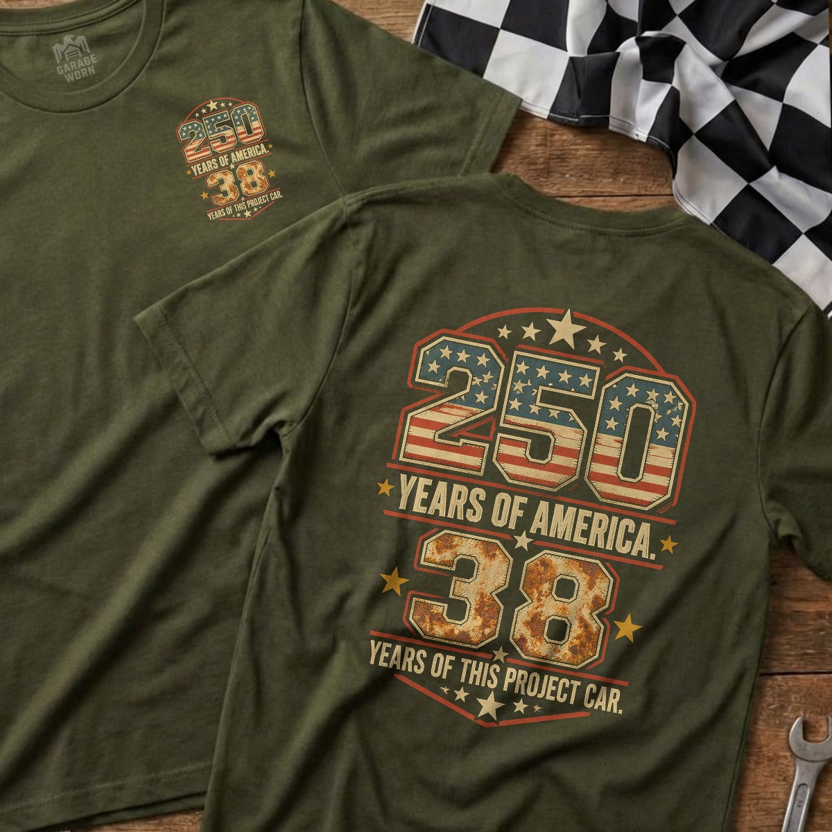 Military Green | Front & Back