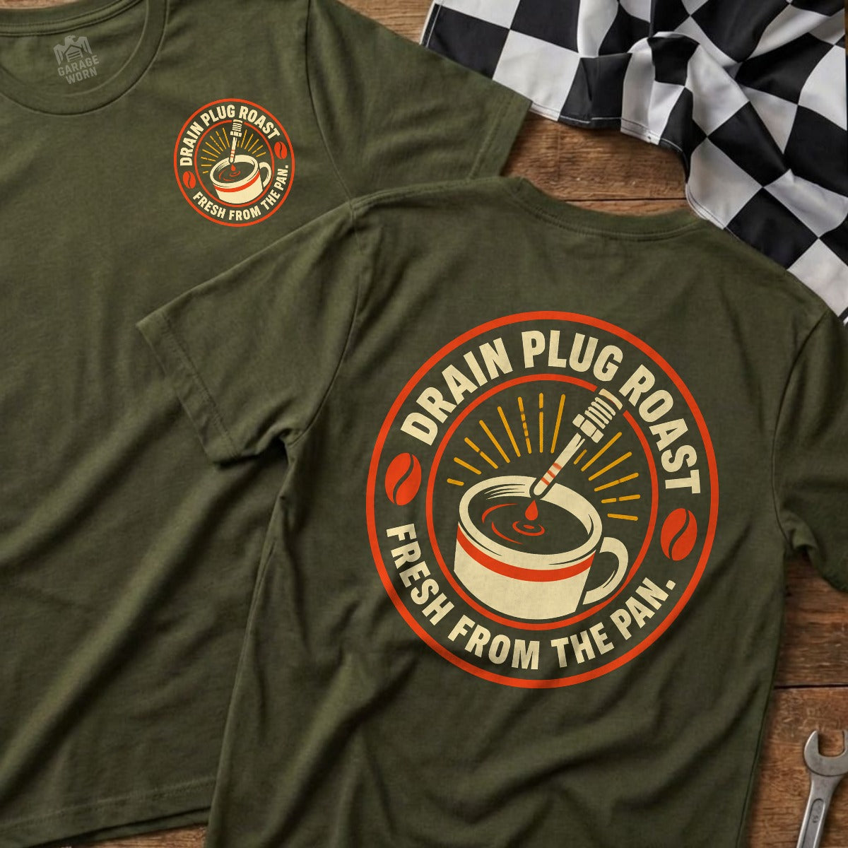 Military Green | Front & Back