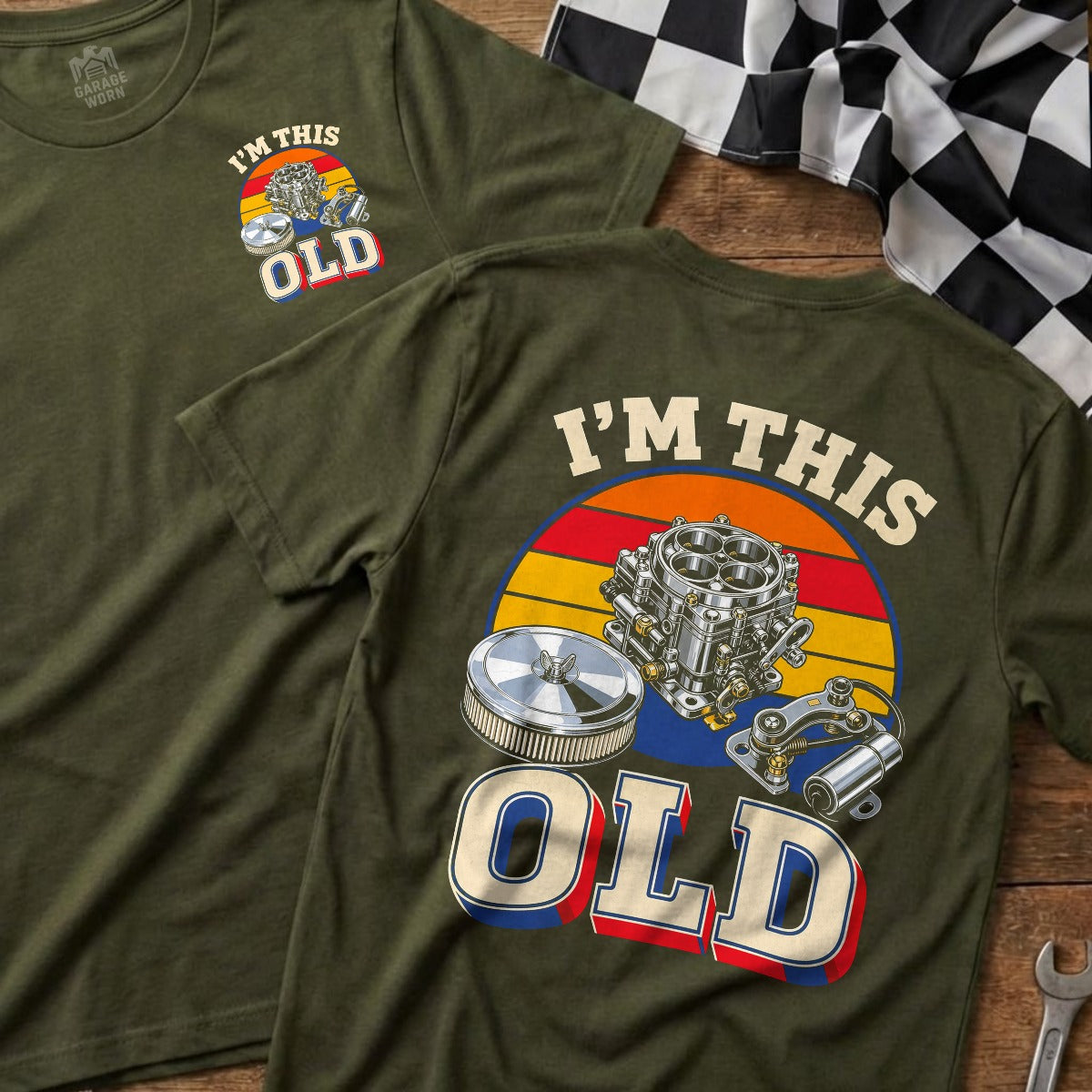 Military Green | Front & Back