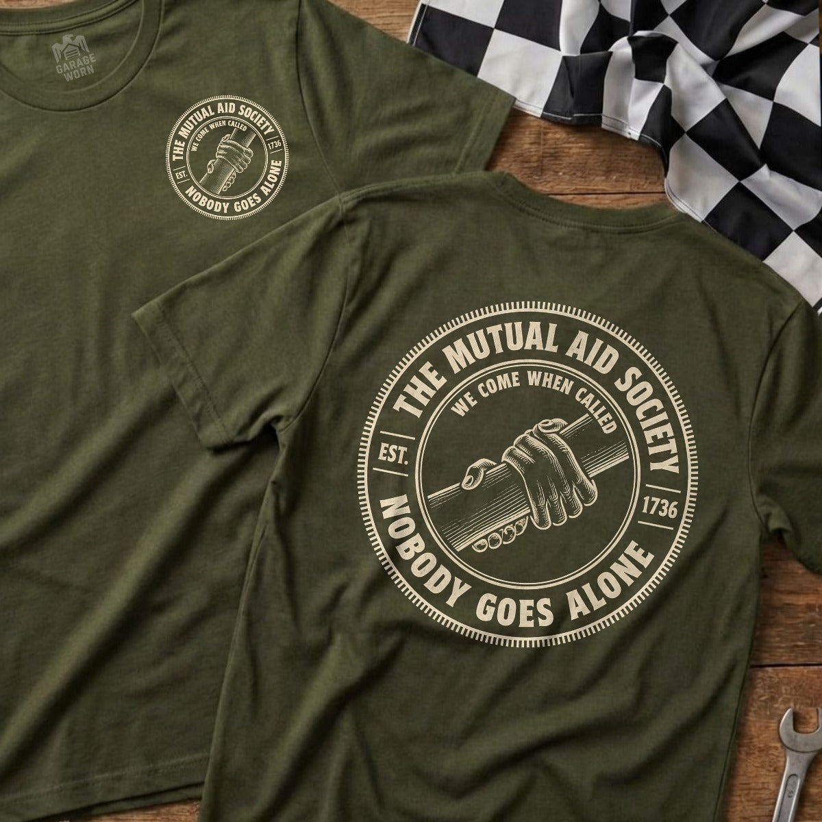 Military Green | Front & Back