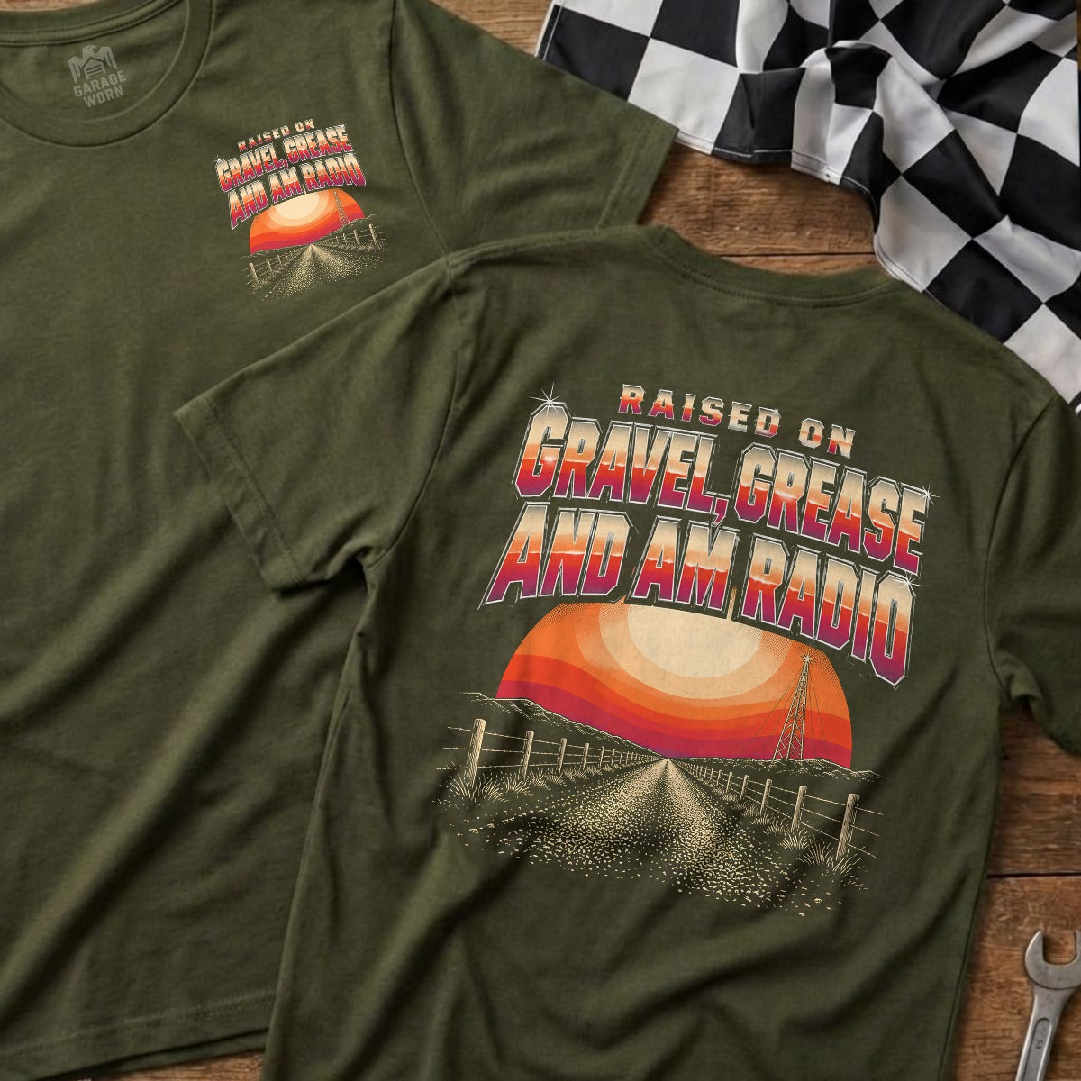 Military Green | Front & Back