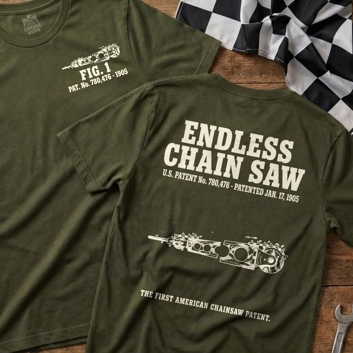 Military Green | Front & Back