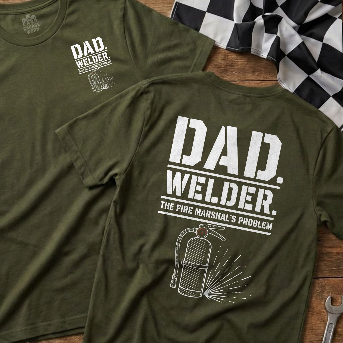 Military Green | Front & Back