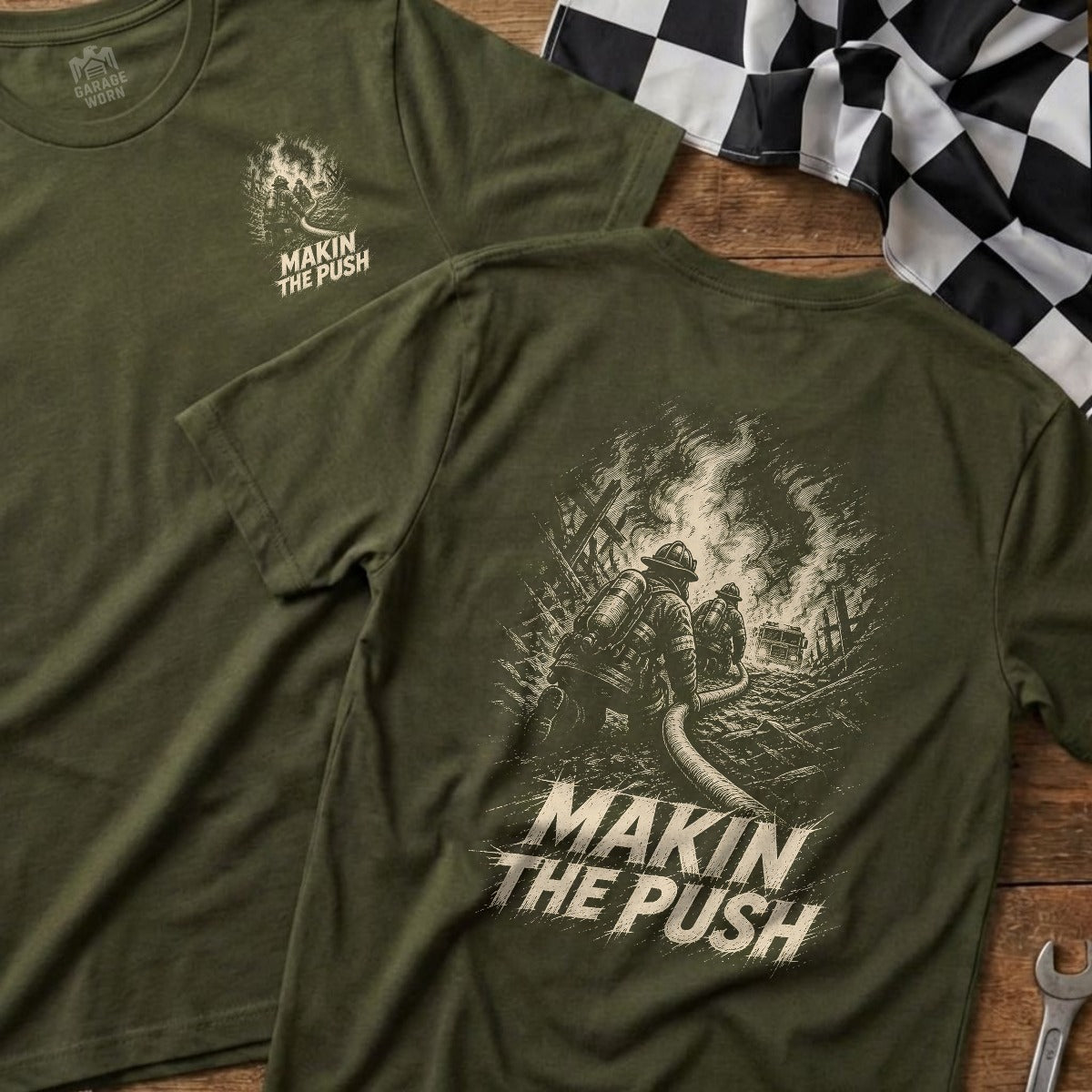 Military Green | Front & Back