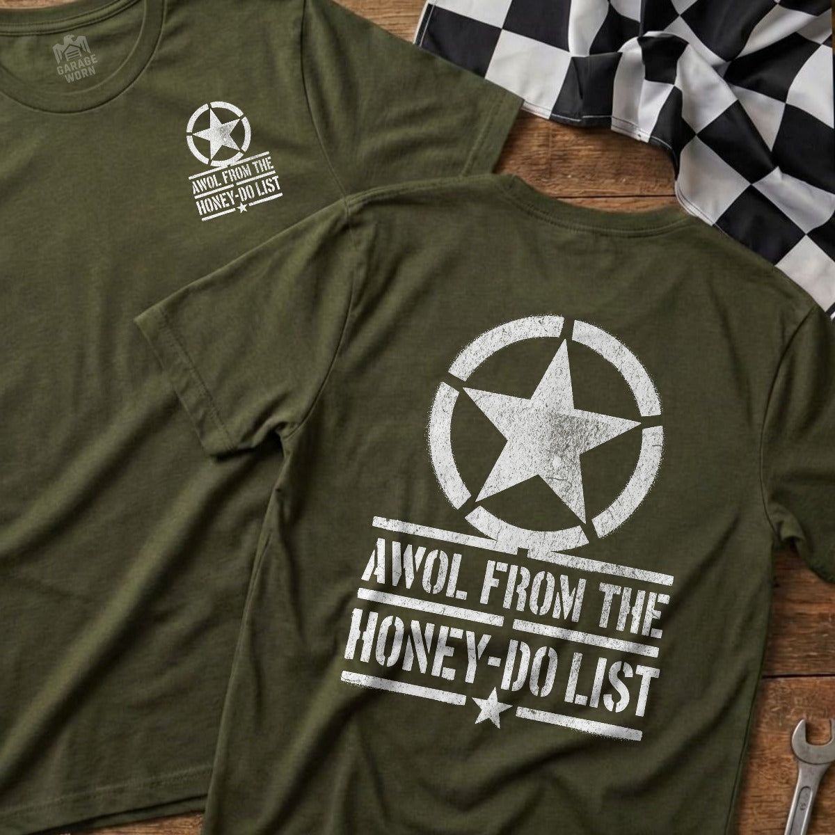 Military Green | Front & Back