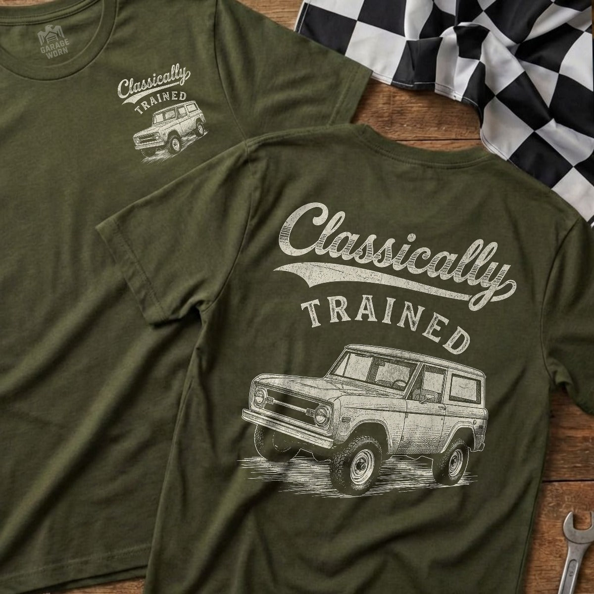 Military Green | Front & Back