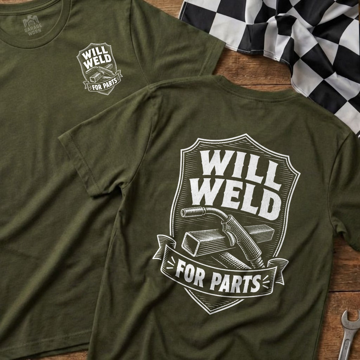 Military Green | Front & Back