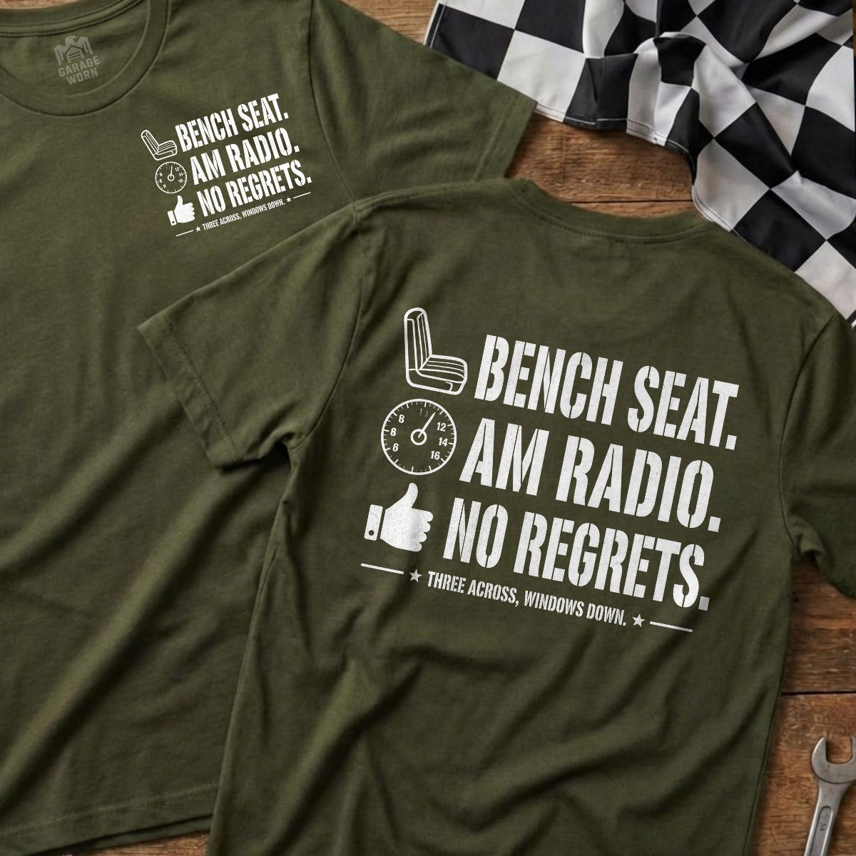 Military Green | Front & Back