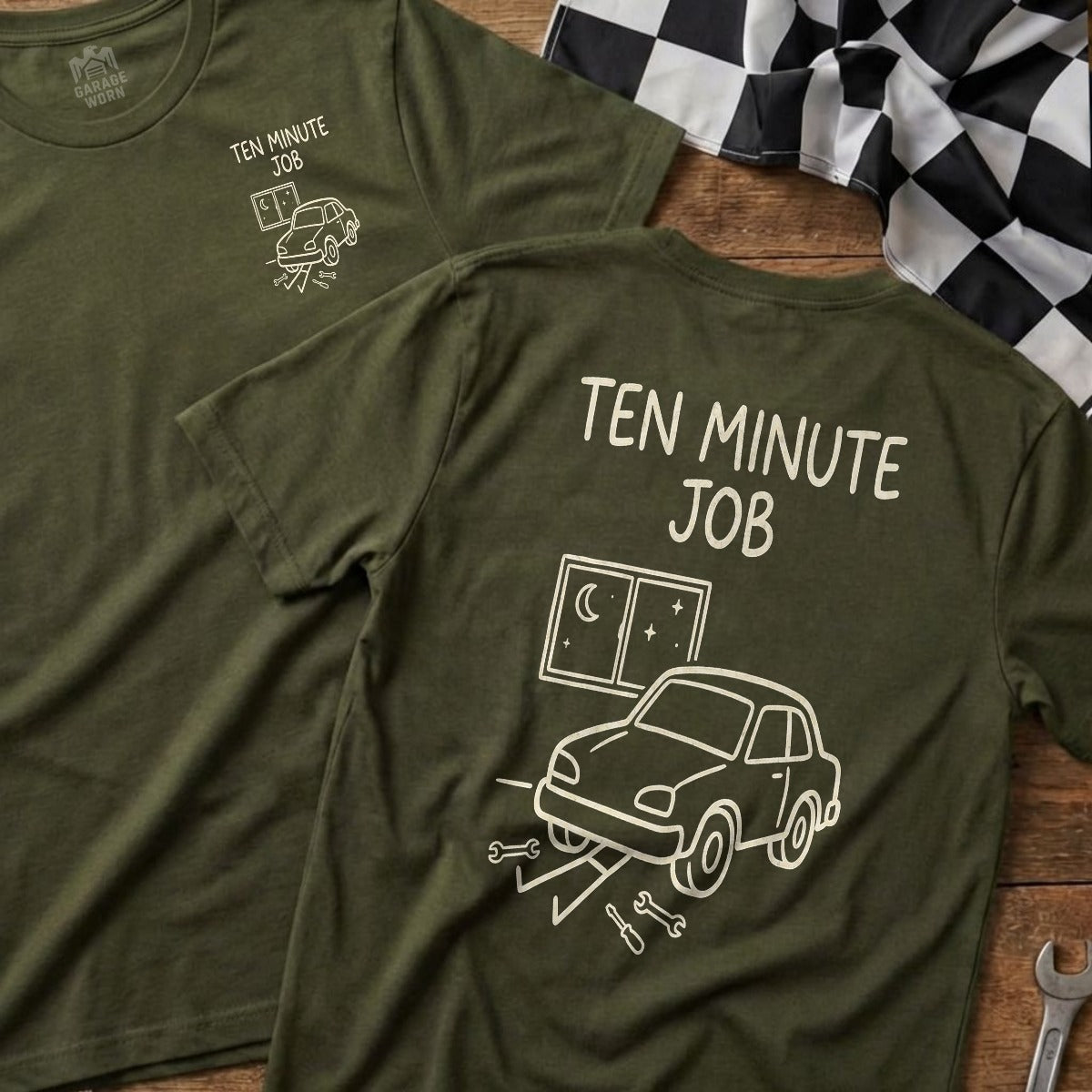 Military Green | Front & Back