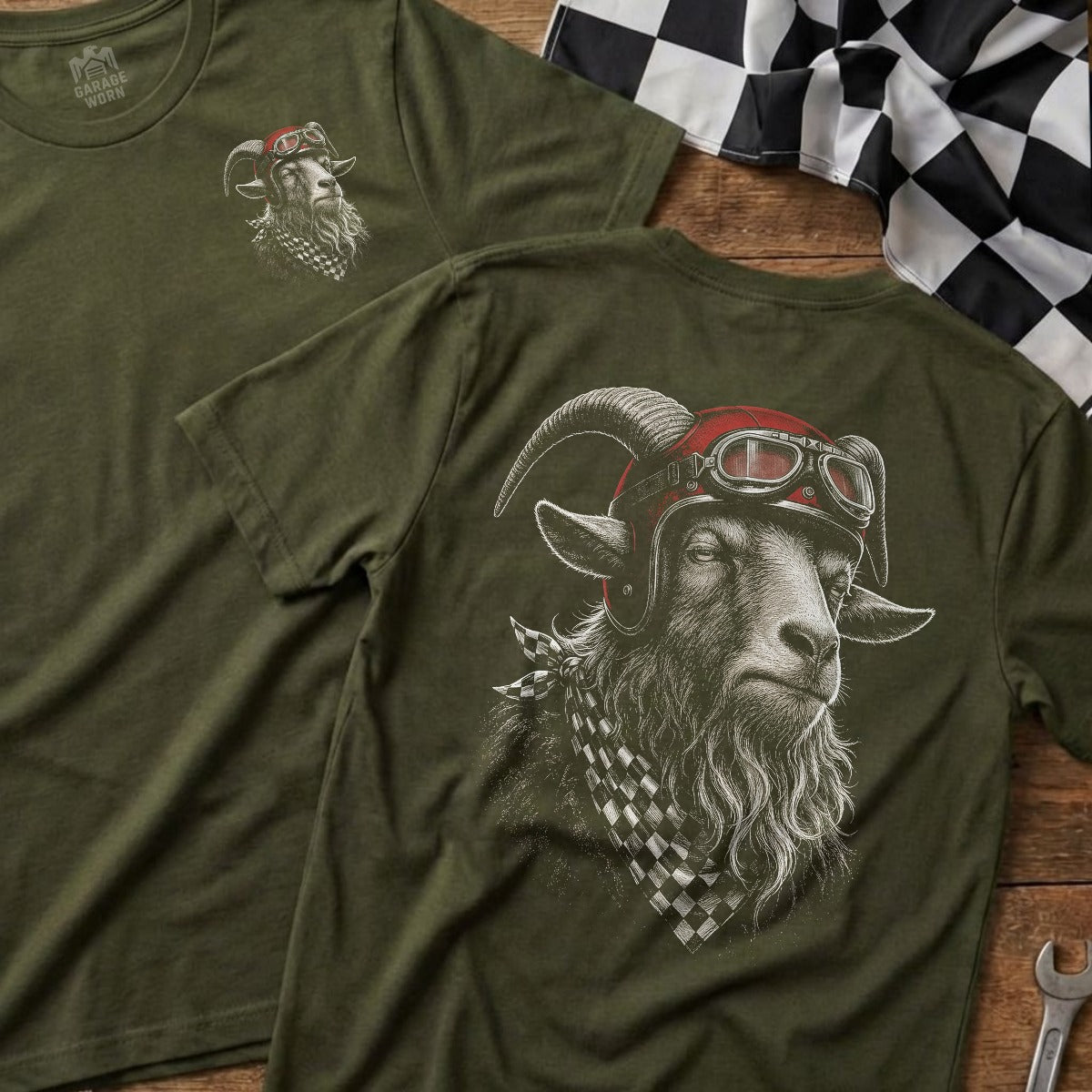 Military Green | Front & Back