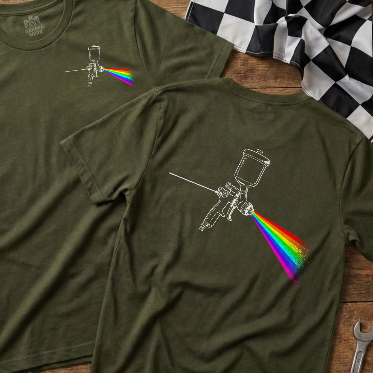 Military Green | Front & Back