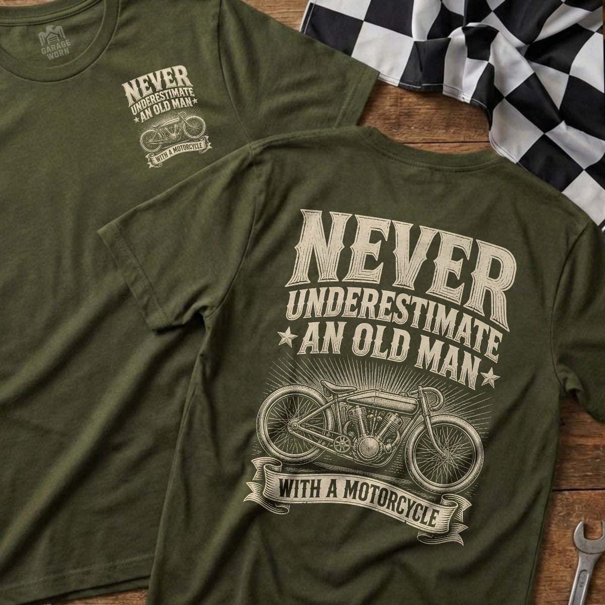 Military Green | Front & Back