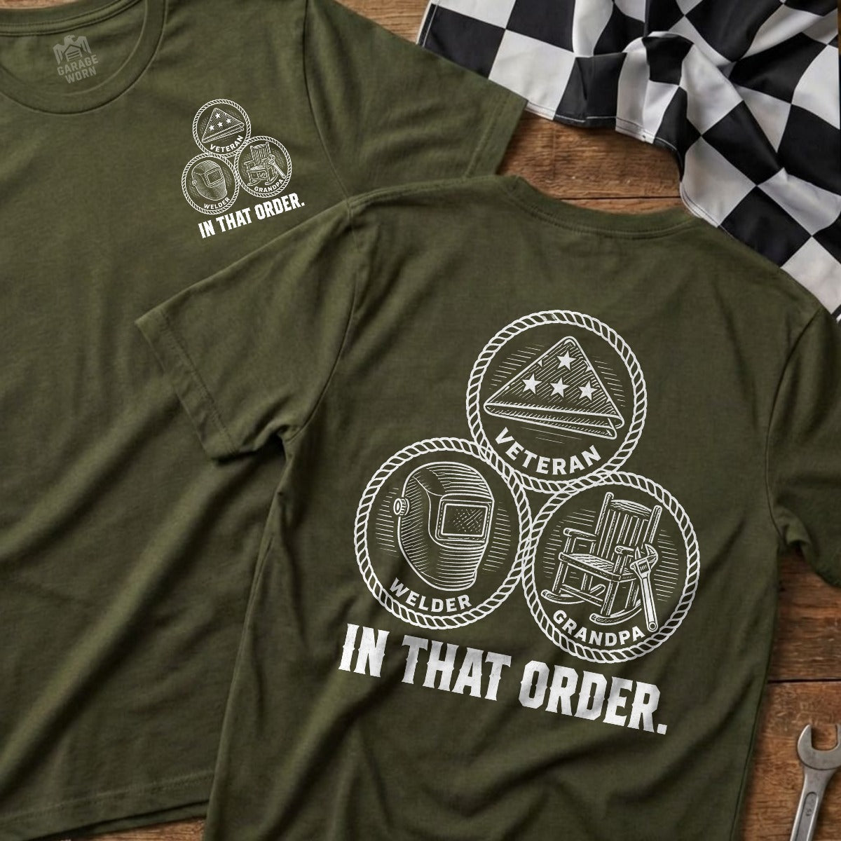 Military Green | Front & Back