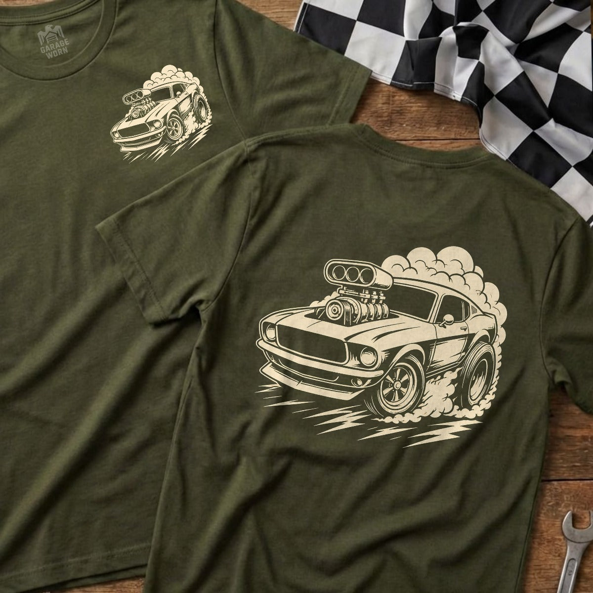 Military Green | Front & Back