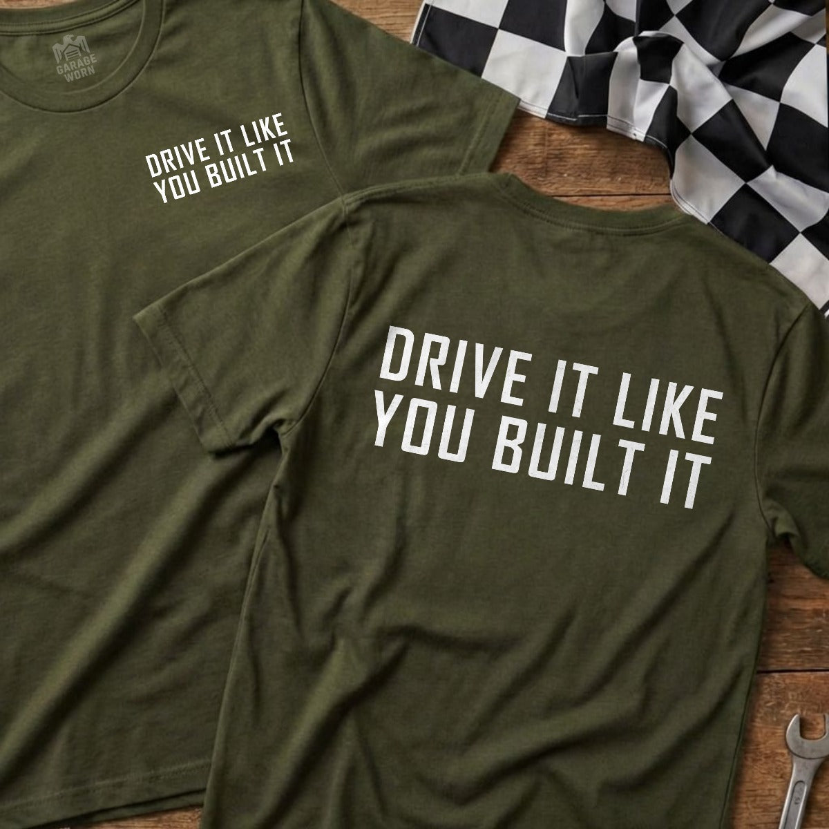 Military Green | Front & Back