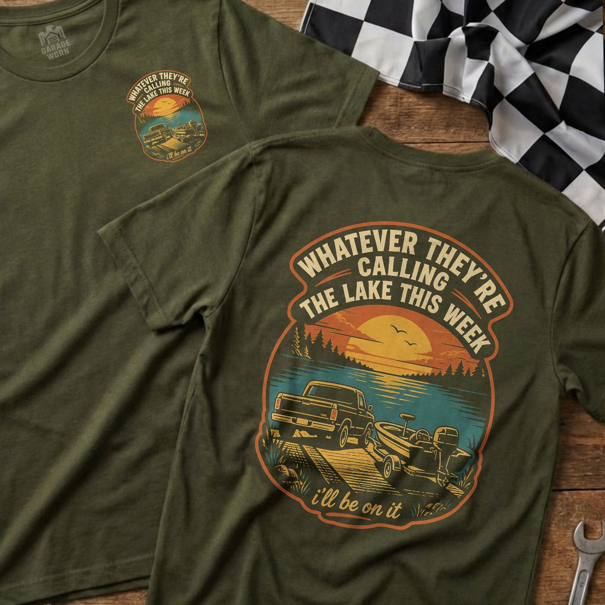 Military Green | Front & Back
