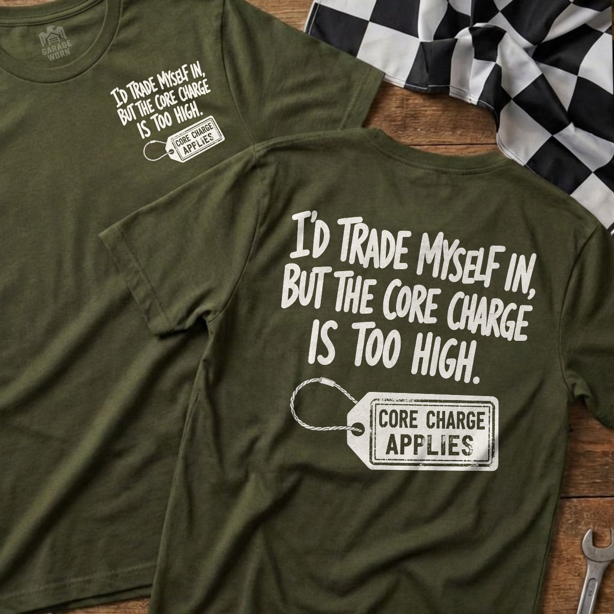 Military Green | Front & Back
