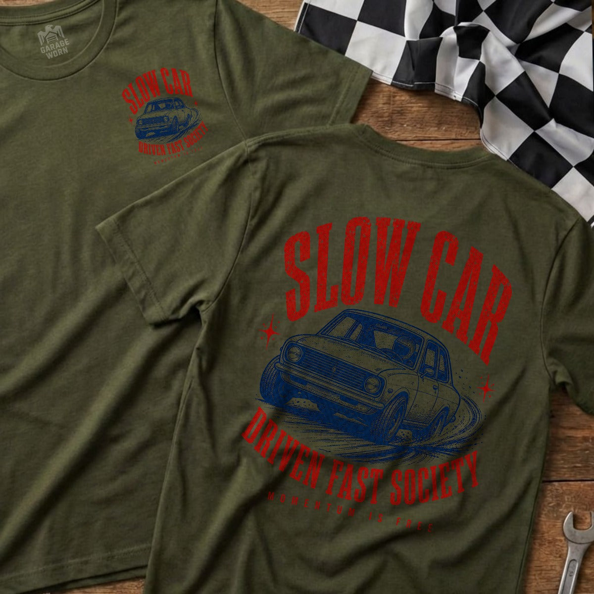 Military Green | Front & Back
