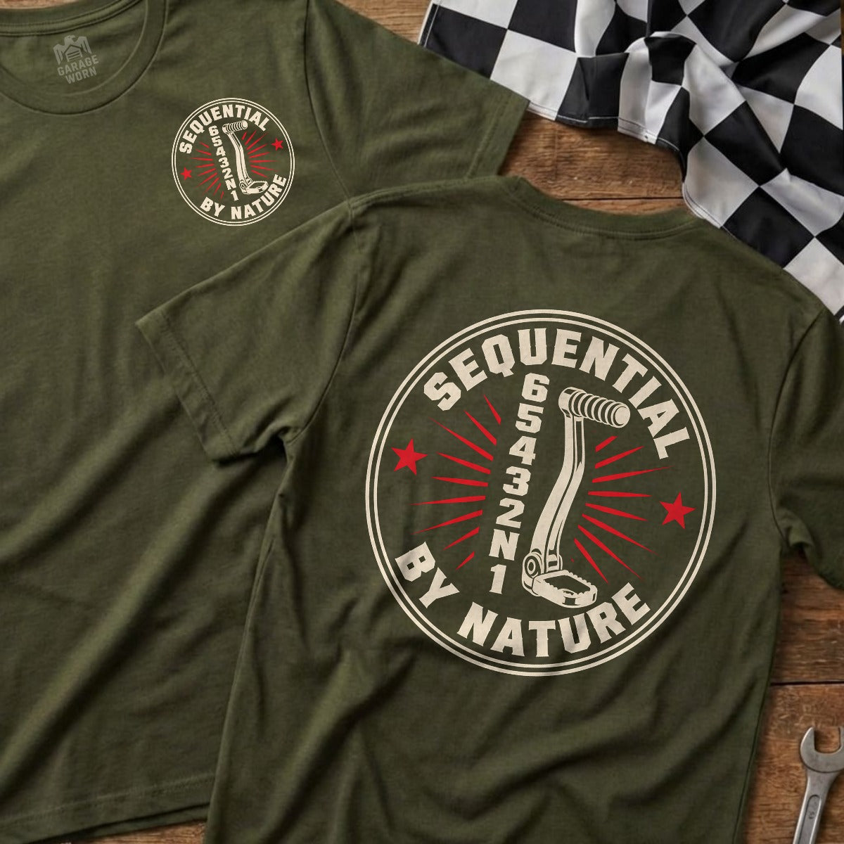 Military Green | Front & Back