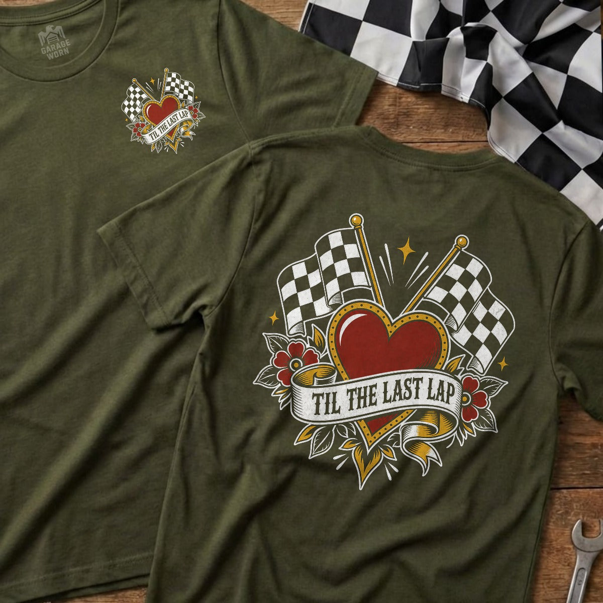 Military Green | Front & Back