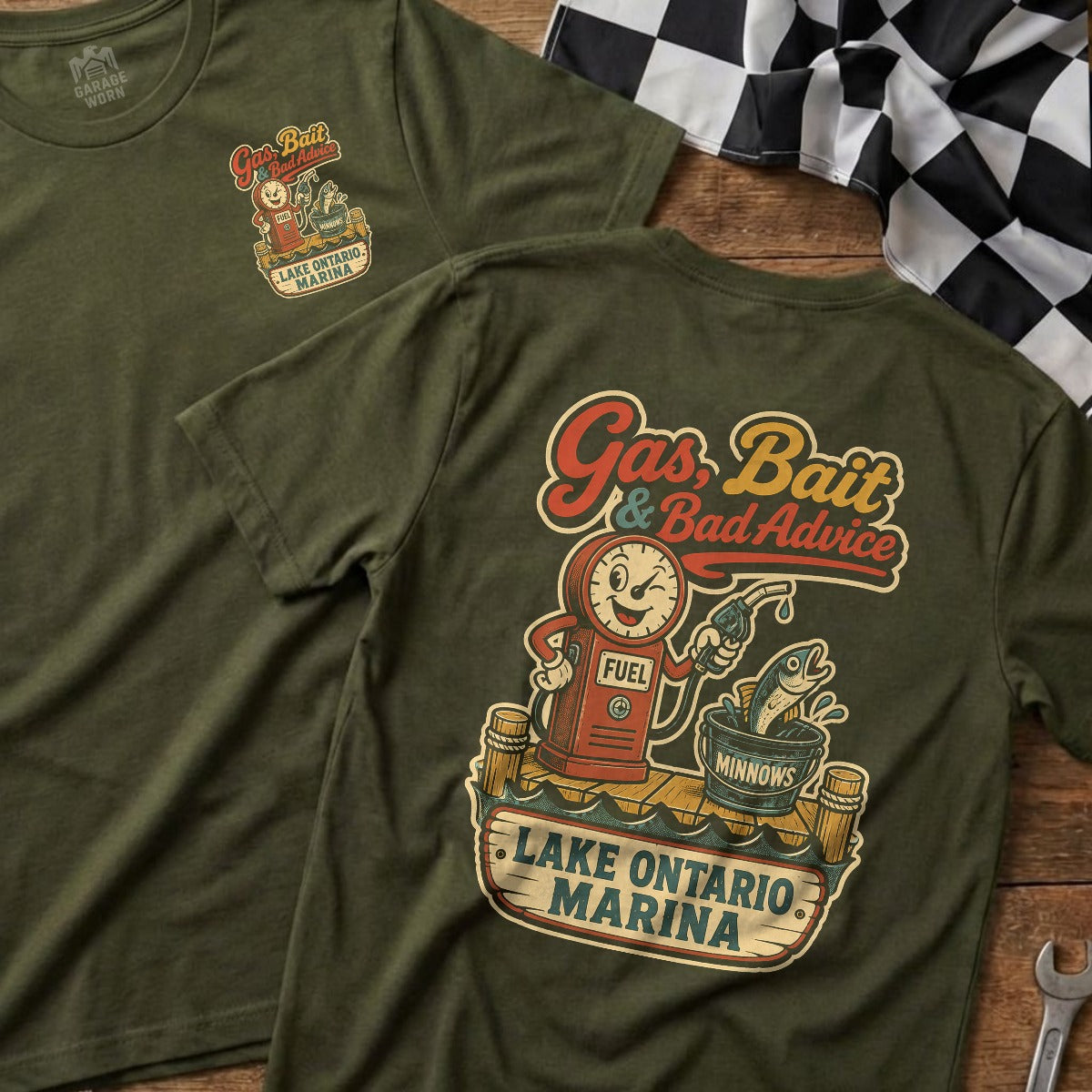 Military Green | Front & Back