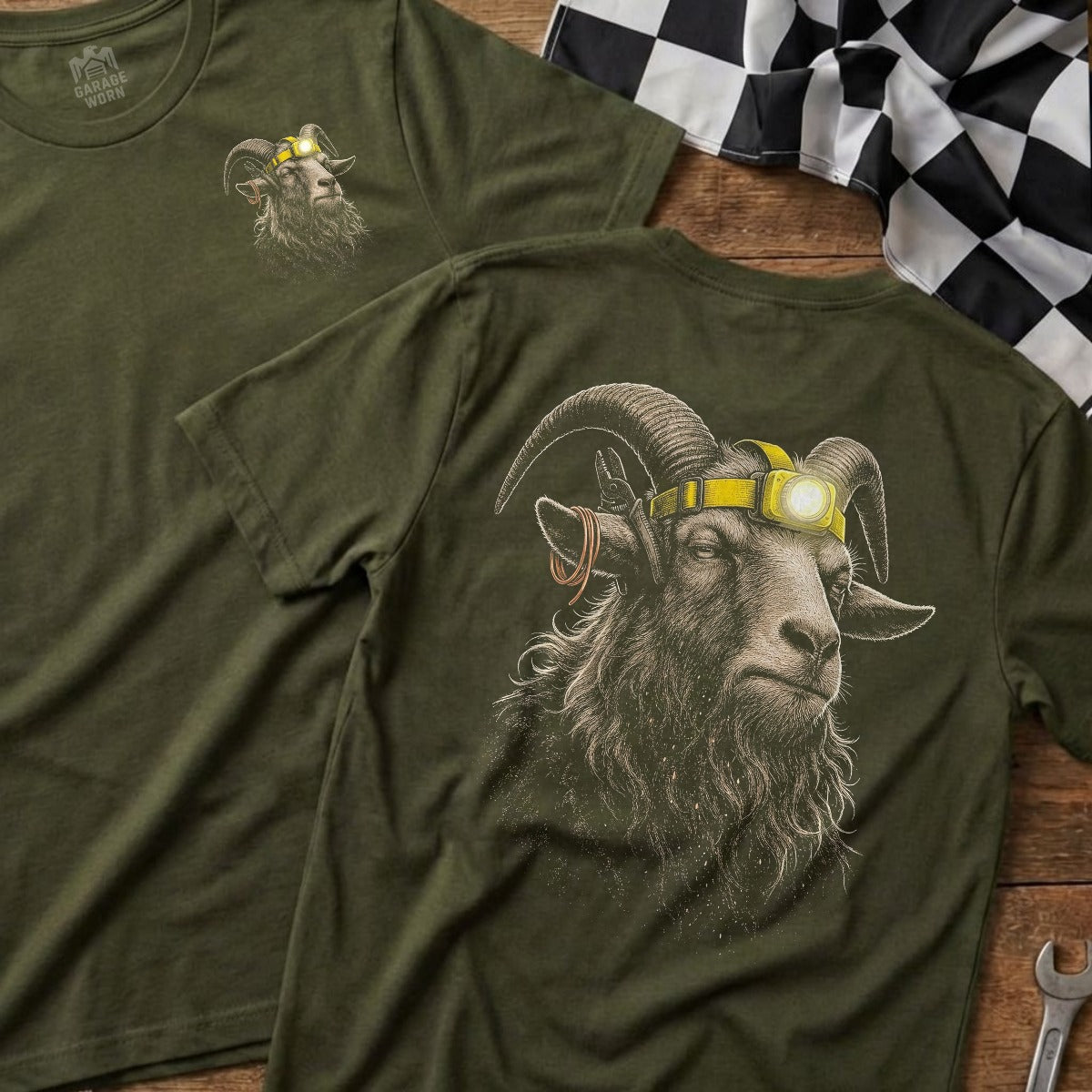 Military Green | Front & Back