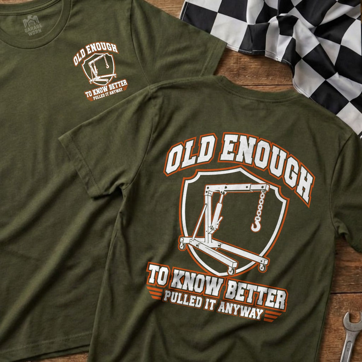 Military Green | Front & Back