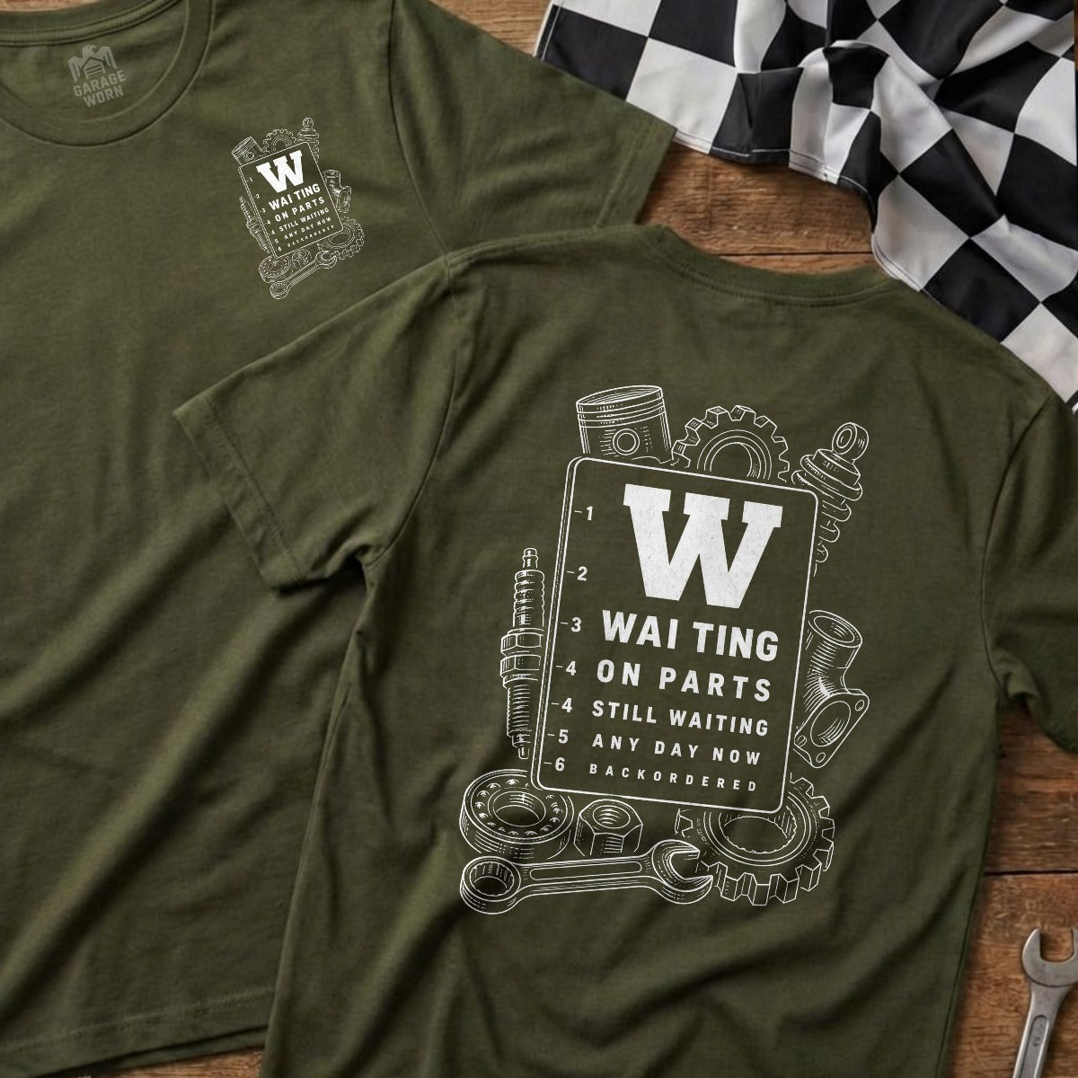 Military Green | Front & Back