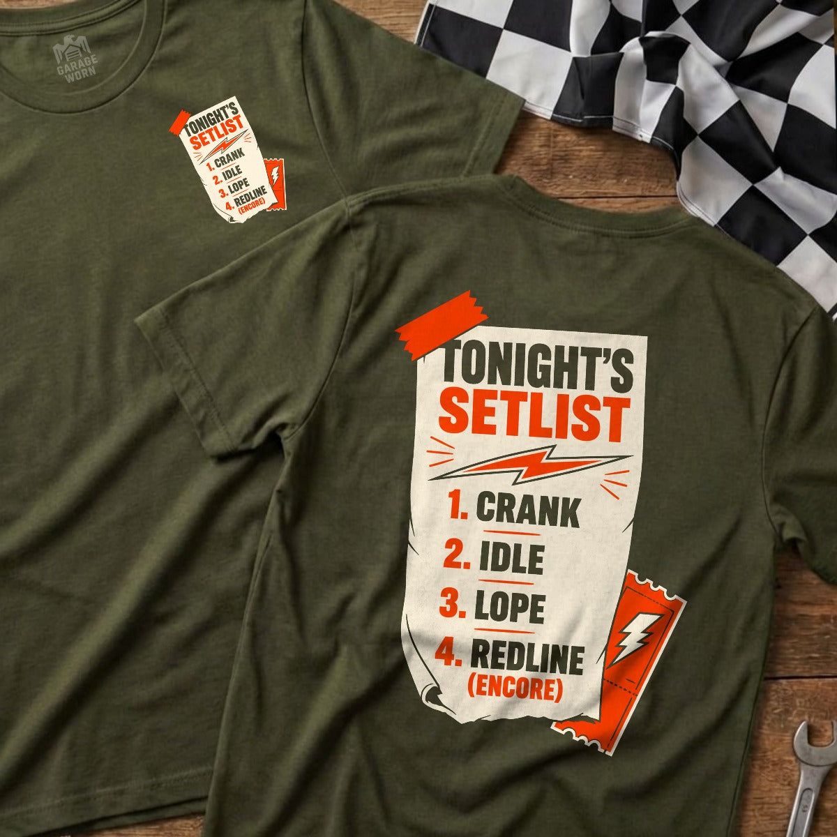 Military Green | Front & Back