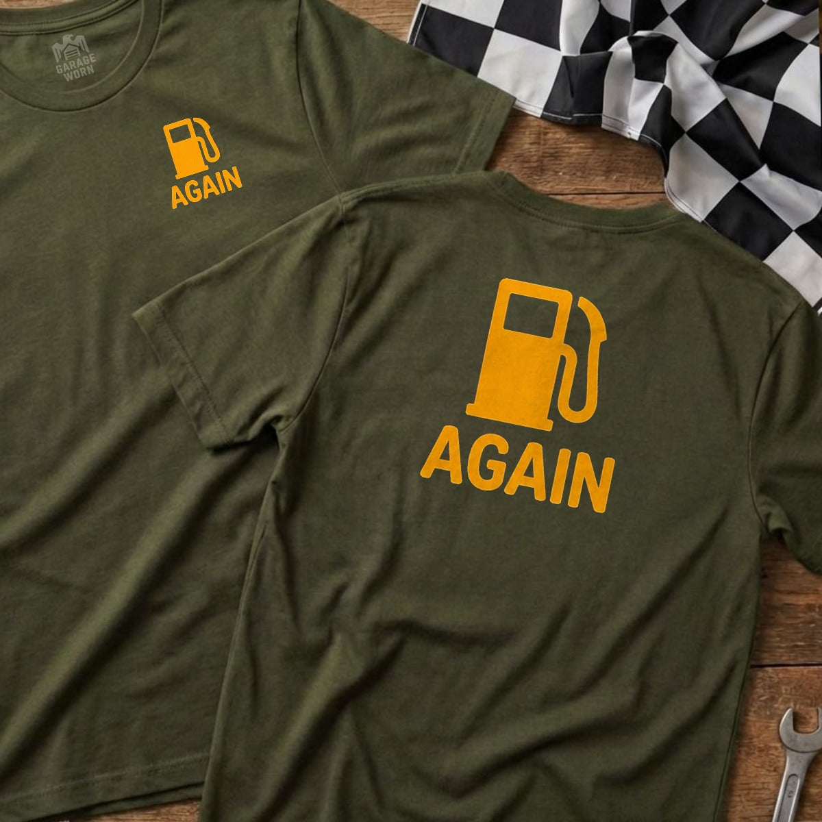 Military Green | Left Chest + Back