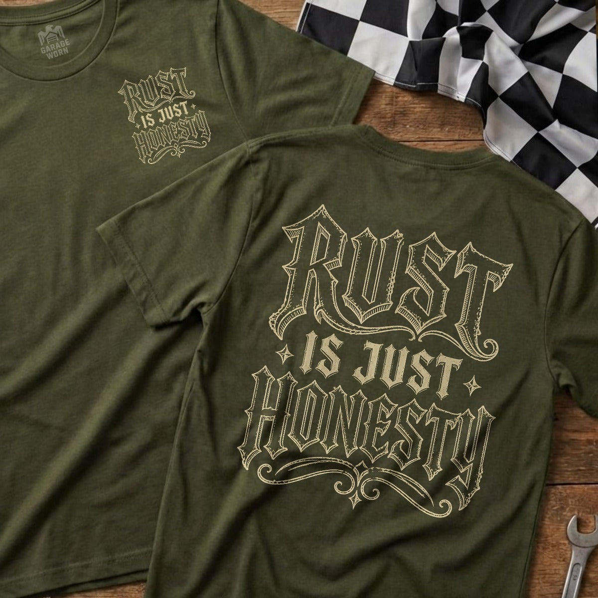 Military Green | Front & Back