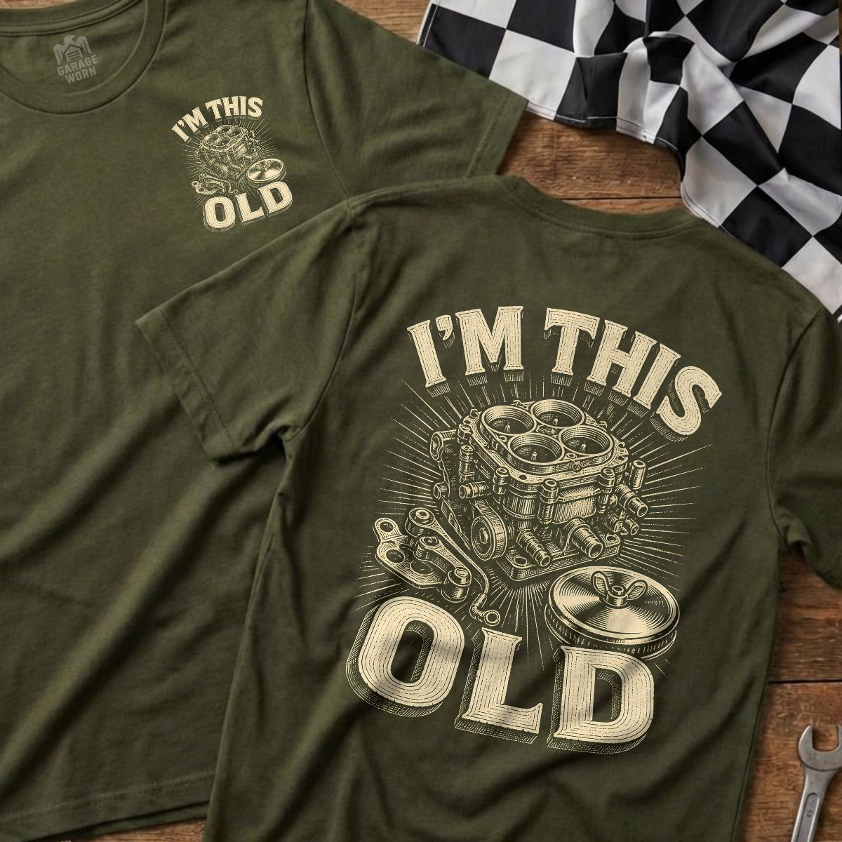 Military Green | Front & Back