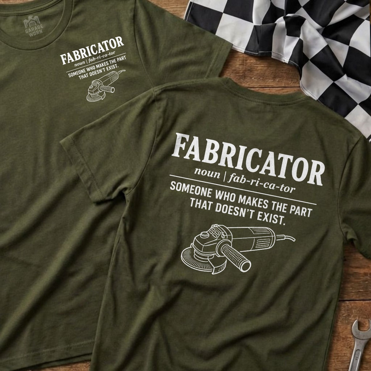 Military Green | Front & Back