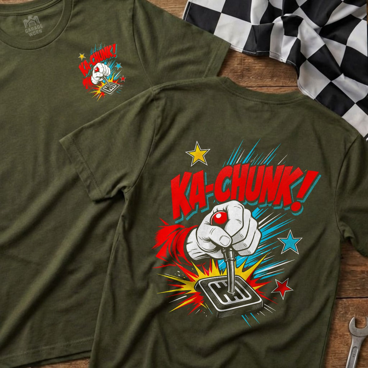 Military Green | Front & Back