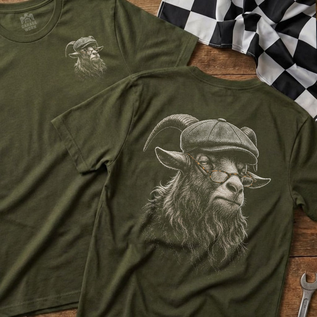 Military Green | Front & Back