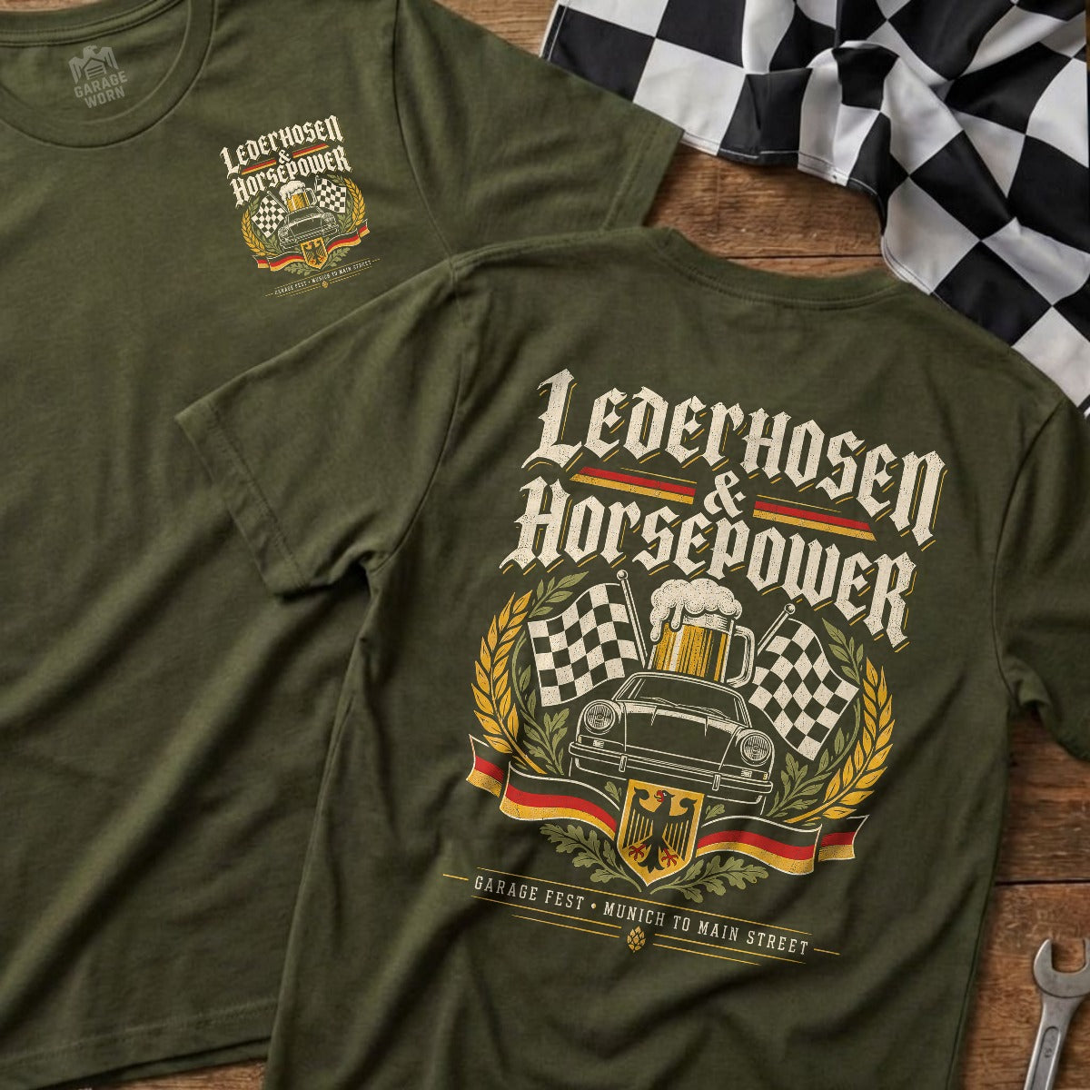Military Green | Front & Back