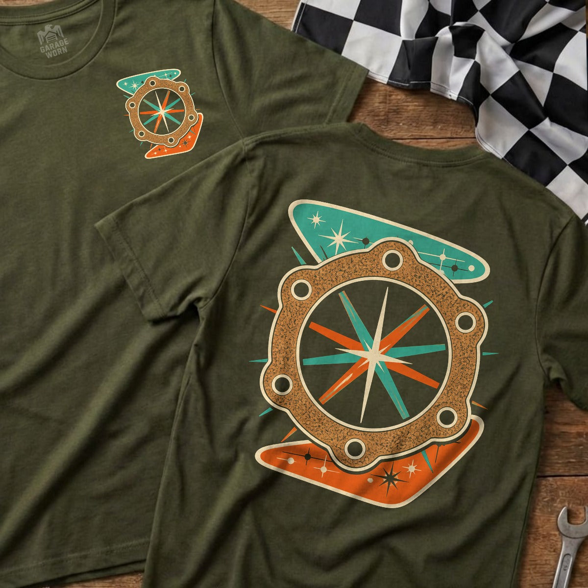 Military Green | Front & Back