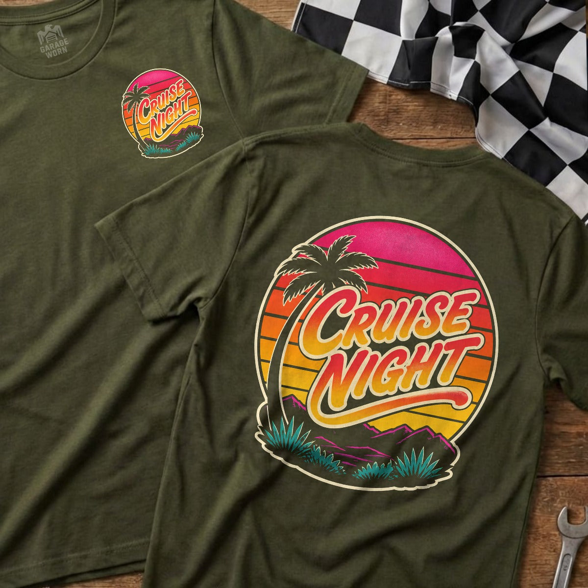 Military Green | Front & Back