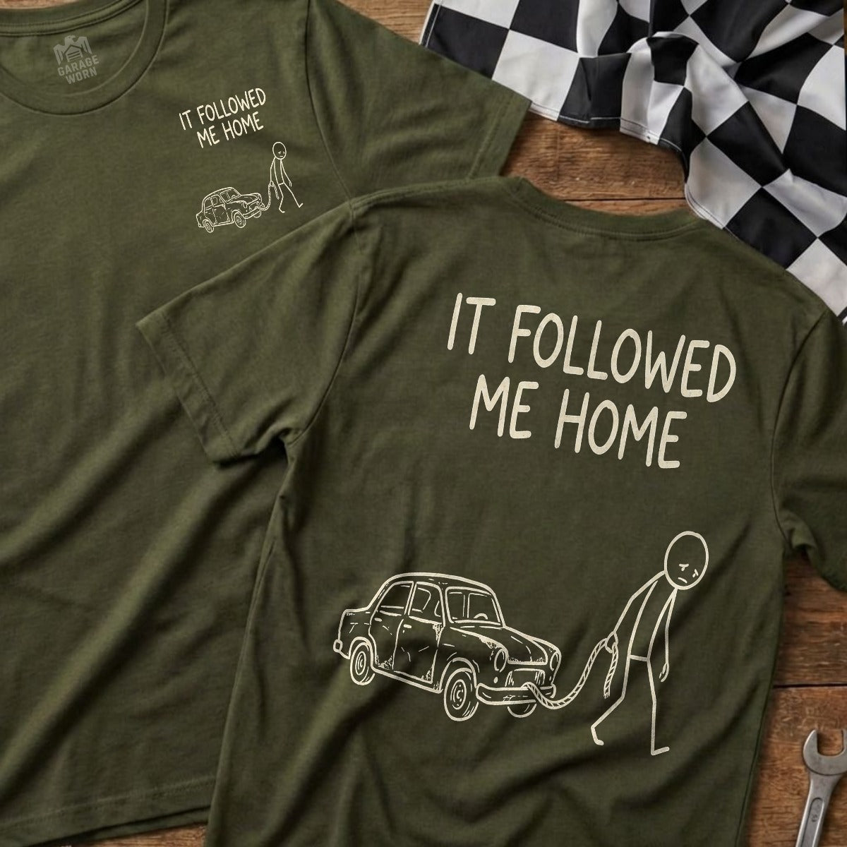 Military Green | Front & Back