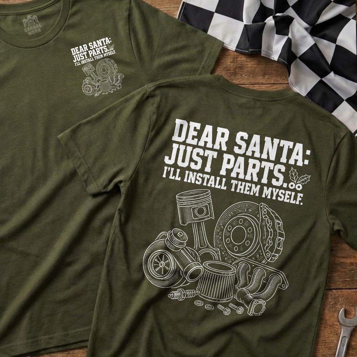Military Green | Front & Back