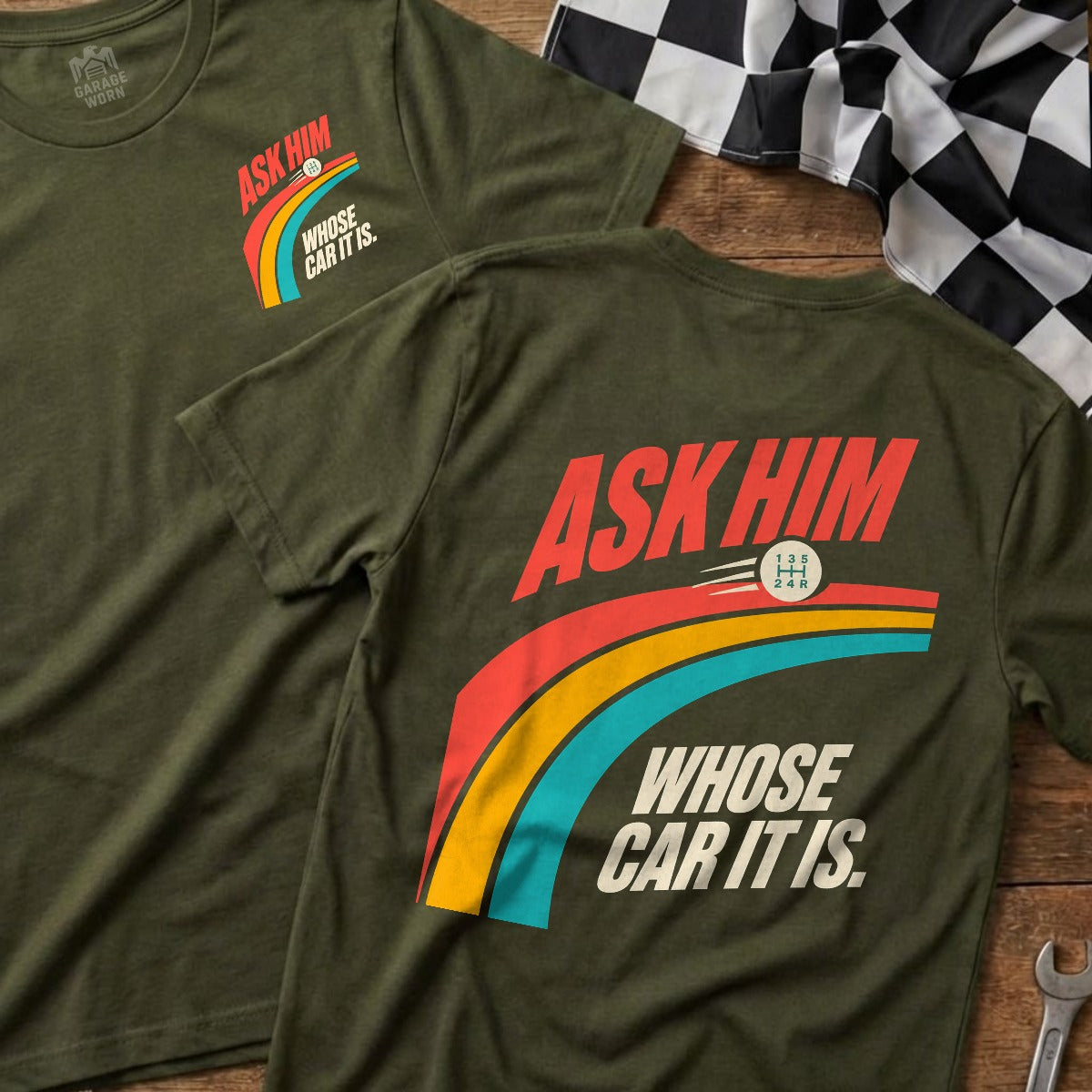 Military Green | Front & Back